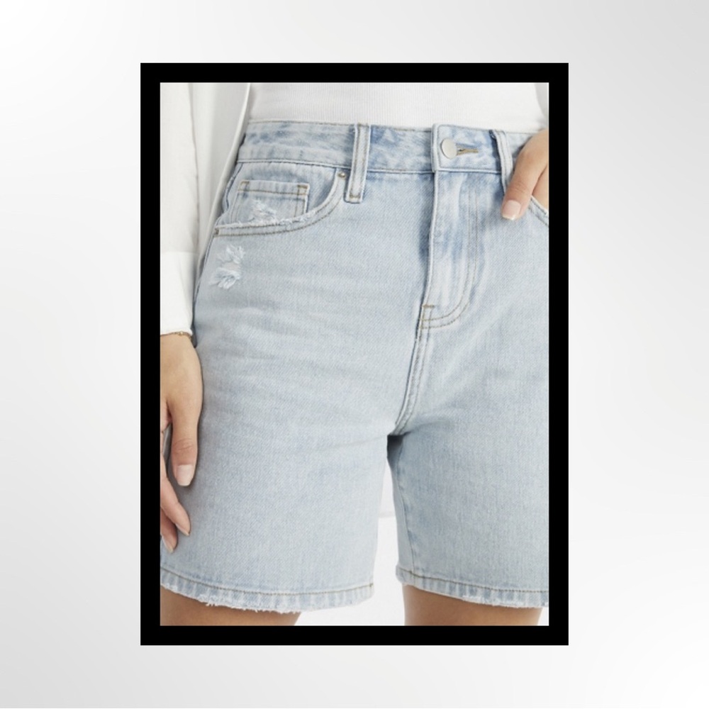 New-Collins High Rise Bermuda Shorts